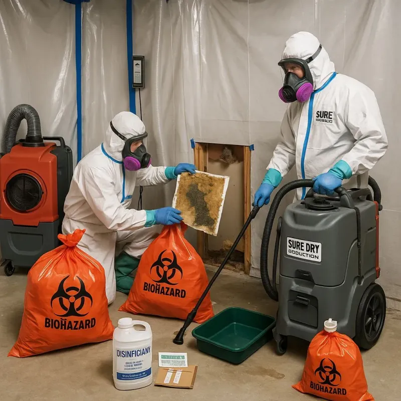 Contaminated Water Handling Protocols process in Divide County, ND